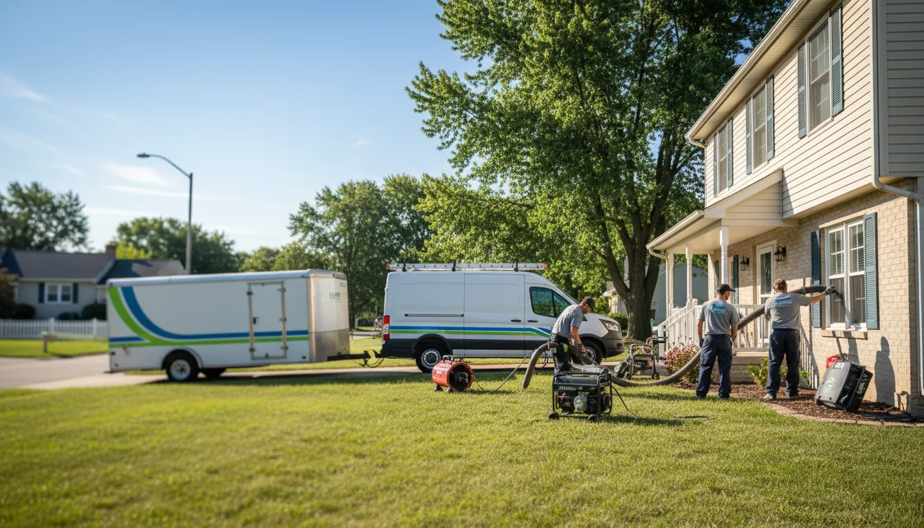 Flooded Basement Restoration And Cleanup With Repair in Hubbard Lake, MI near me